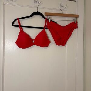 Lululemon Athletica Red Bikini Set